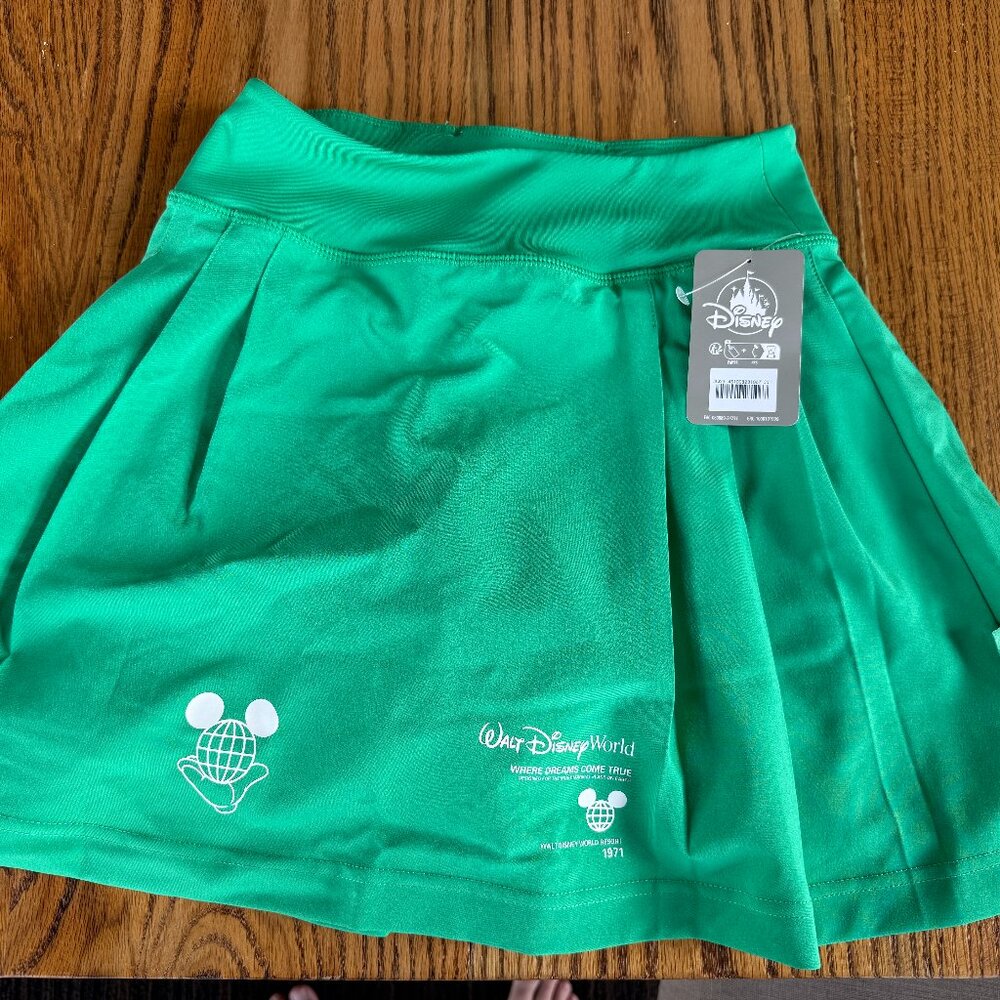 NWT Walt Disney World Resort Skort for Women Green Size XS